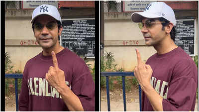 'Srikanth' actor Rajkummar Rao shows off inked finger after casting his vote: It is a big responsibility towards our country