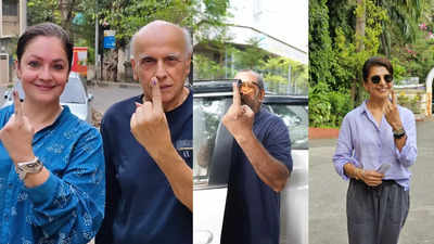 Lok Sabha Elections 2024: Tabu, Mahesh Bhatt, Anil Kapoor, Paresh Rawal and others cast their votes
