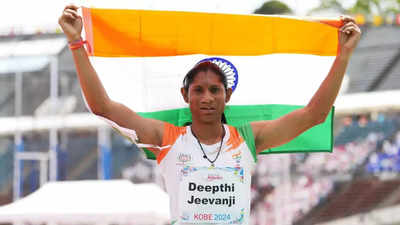 Deepthi Jeevanji etches new world record, bags Gold in Women's 400m T20 category at Para Athletics World Championship