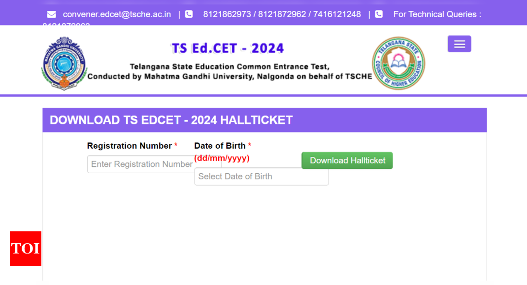 TS EdCET 2024 admit card out at edcet.tsche.ac.in, direct link to download |