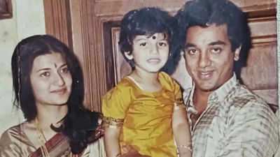 Shruti Haasan shares a RARE childhood photo with Kamal Haasan and ...