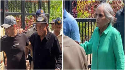 Salman Khan's parents Salim and Salma step out to vote during Lok Sabha polls phase 5