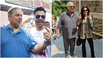 Lok Sabha Elections: Varun Dhawan, David Dhawan, Boney Kapoor, Khushi Kapoor and fulfill their civic duty