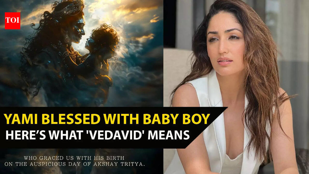 Yami Gautam and Aditya Dhar celebrate arrival of baby boy 'Vedavid ...