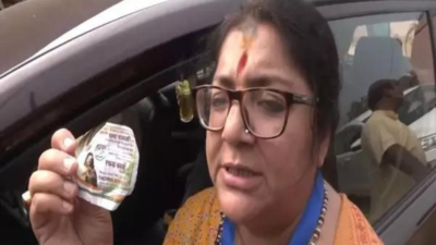 Locket Chatterjee claims rigging of votes underway at school in West Bengal's Dhaniakhali