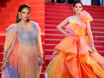 Indian beauty queen Priyanka Bajaj Sibal makes a dazzling debut at Cannes!