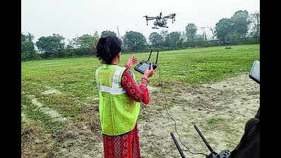 Women drone pilots transform agri in rural areas