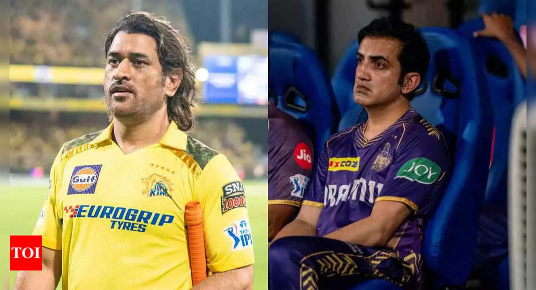 'The way MS Dhoni…': Gautam Gambhir opens up on KKR-CSK rivalry | Cricket News – Times of India