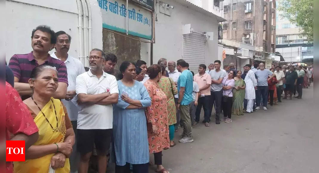 Slow pace, long queues test voters’ patience in Mumbai | India News