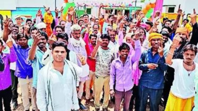 3 UP villages log 100% polling, cash pooled in to fly 1 from Bengaluru