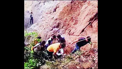 Close call: Man rescued after 200 feet fall in Maharashtra's Matheran