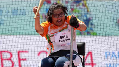 Ekta Bhyan claims Gold for India with season's best effort at World Para Athletics Championships