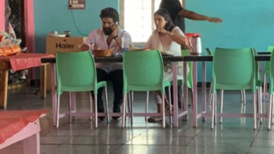 Allu Arjun and Sneha Reddy's dhaba visit pics goes viral, wins hearts with their down-to-earth charm