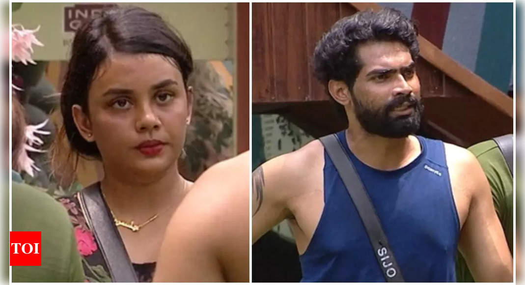 Bigg Boss Malayalam 6: Sijo and Jasmin engage in a verbal spat during ...