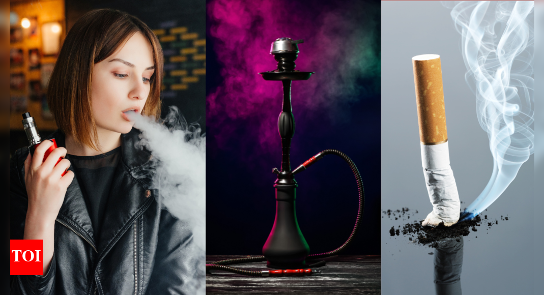 Vaping vs Hookah vs Cigarettes Which is more dangerous? Times of India