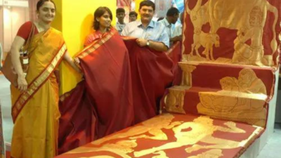 Skyrocketing gold prices push cost of Kancheepuram silk saris up by 50%