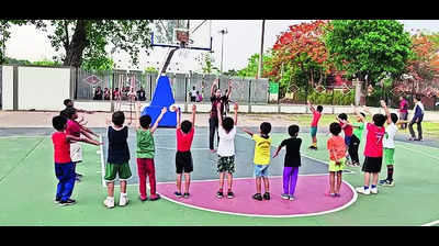 125 kids hone skills in Tarang sports camp