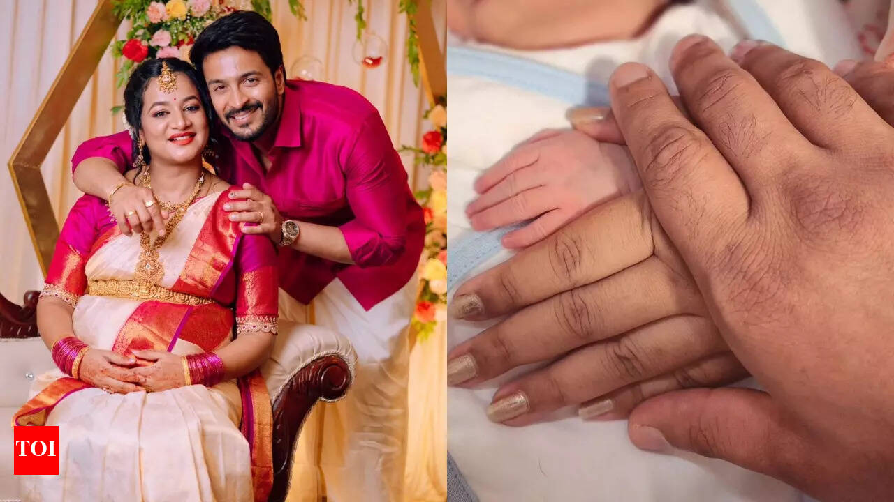 Kannada actors Darshak Gowda and Shilpa Ravi welcome baby boy - The Times  of India