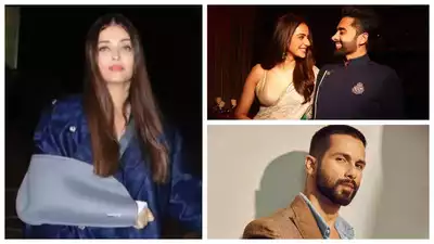 Shahid Kapoor reacts to 'Ishq Vishk' remake, Reason behind Aishwarya Rai's fractured hand, Rakul Preet Singh-Jackky Bhagnani celebrate 3-month anniversary: Top 5 entertainment news of the day