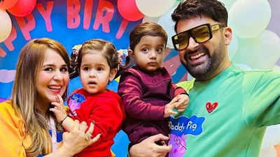 Kapil Sharma and wife Ginni Chatrath jet off for a vacation with their kids; see video