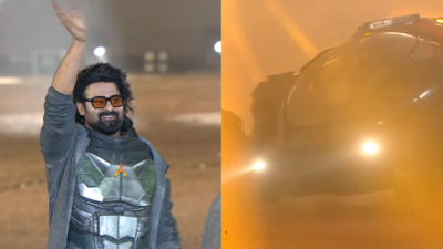 Bujji x Bhairava Bhairava and his high-tech companion Bujji steal the show with futuristic car from 'Kalki 2898 AD'