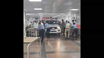 On cam: Police vehicle enters AIIMS Rishikesh to arrest sexual abuse accused