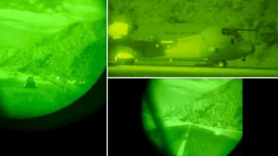 Watch: Indian Air Force conducts night vision goggles-aided landing at Eastern sector