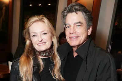 Peter Gallagher recalls being chastised by his mom after breaking up with now-wife Paula Harwood