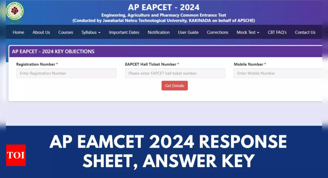 AP EAMCET Answer Key 2024 OUT: Check direct links to download and raise objection