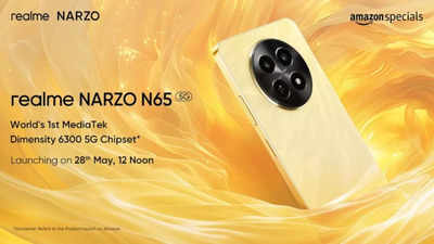 Realme Narzo N65 smartphone to launch in India on May 28