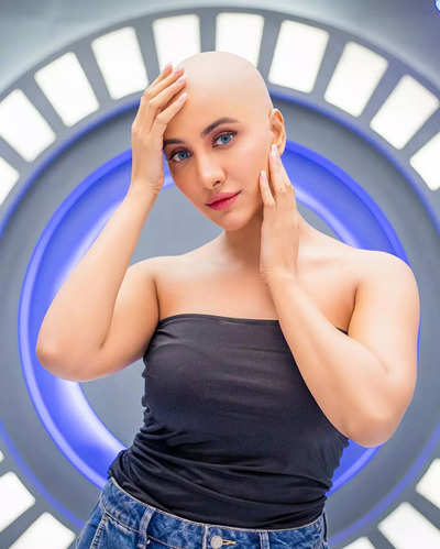 Rukmini stuns fans with bold bald look for her upcoming sci-fi comedy