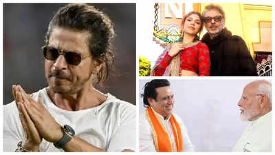Govinda meets PM Narendra Modi in Mumbai, Update on shah Rukh Khan's health, Sanjay Leela Bhansali reacts to Sharmin Segal's performance in 'Heeramandi': Top 5 entertainment news of the day