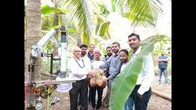 Goa’s automated coconut-plucking device gets patent
