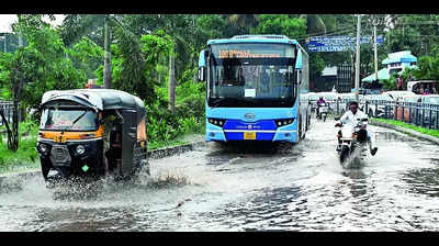 People in Dharwad blame civic agencies as rain, floods, traffic jams haunt them