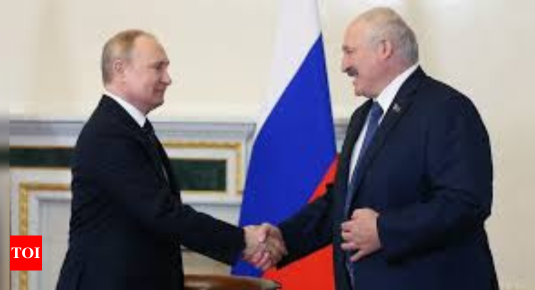 Putin arrives in Belarus for a two-day visit with a key ally – Times of India