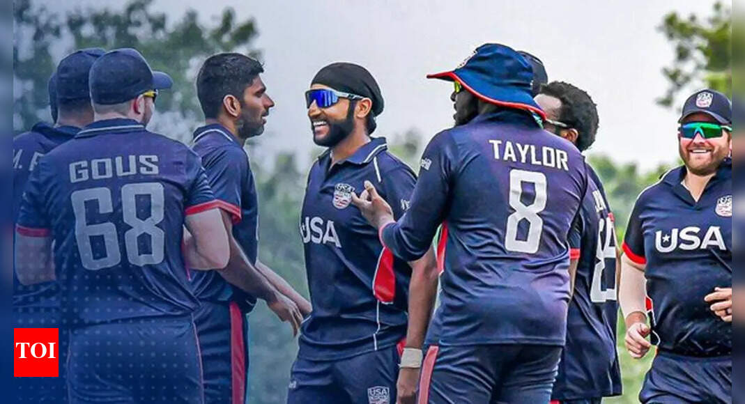 2nd T20I: USA stun Bangladesh to win T20 series in Houston | Cricket News &ndash; Times of India