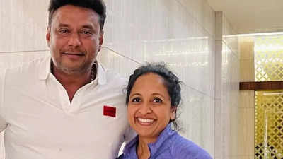 Yamuna Srinidhi reunites with Kannada superstar Darshan after seven years