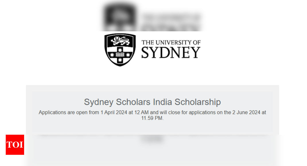 Sydney Scholars India Scholarship deadline soon, benefits of up to k on offer: Link to apply, eligibility and more