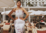 Jacqueline's white French Riviera moment