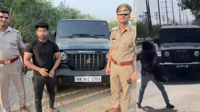 Noida Police put brakes on Delhi man's reckless driving in city, arrest him