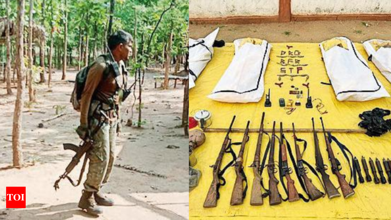 How 1k security personnel eliminated 8 Maoists in 71-hour jungle operation  in Bastar | Raipur News - Times of India