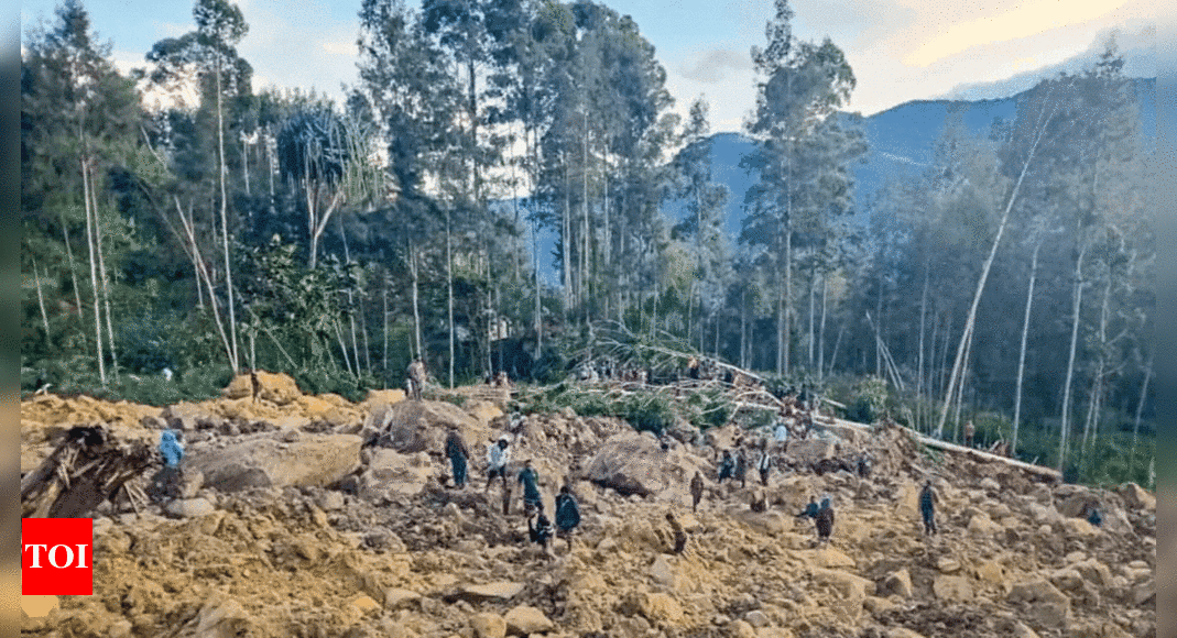 Over 300 buried as landslide hits Papua New Guinea – Times of India