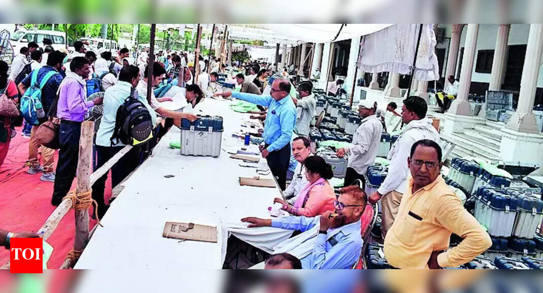 Fate of 29 candidates from Allahabad parliamentary seats to be locked today | Allahabad News - Vimarsana News