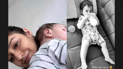 Ileana D'Cruz gives a perfect weekend treat to her fans with a glimpse of her son