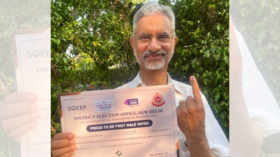 Lok Sabha elections Phase 6: Why did Jaishankar receive certificate after casting his vote in Delhi