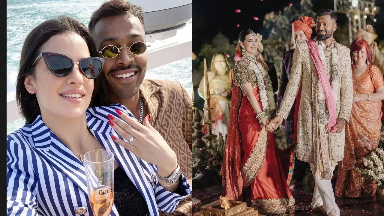 Timeline of Hardik Pandya and Natasa Stankovic's love story: From the first  meeting to the surprise engagement, to the rumours of split | - Times of  India