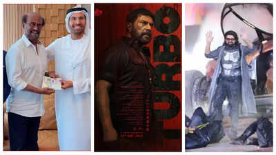 South newsmakers of the week: Rajinikanth honored with UAE Golden Visa; Mammootty’s ‘Turbo’ shines at box office; Prabhas’ swanky vehicle Bujji from ‘Kalki 2898 AD’