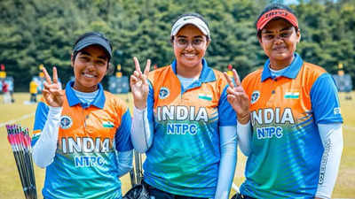 Indian women's compound team clinches third consecutive Archery World Cup gold