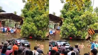 Hyderabad tourists drive into stream in Kerala while using Google maps