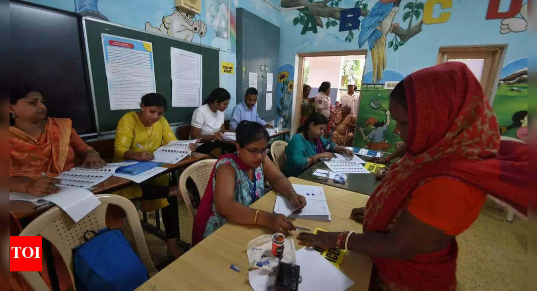 49.2% voter turnout recorded in Phase 6 till 3 pm, West Bengal leads with 70.19 % | India News - Vimarsana News